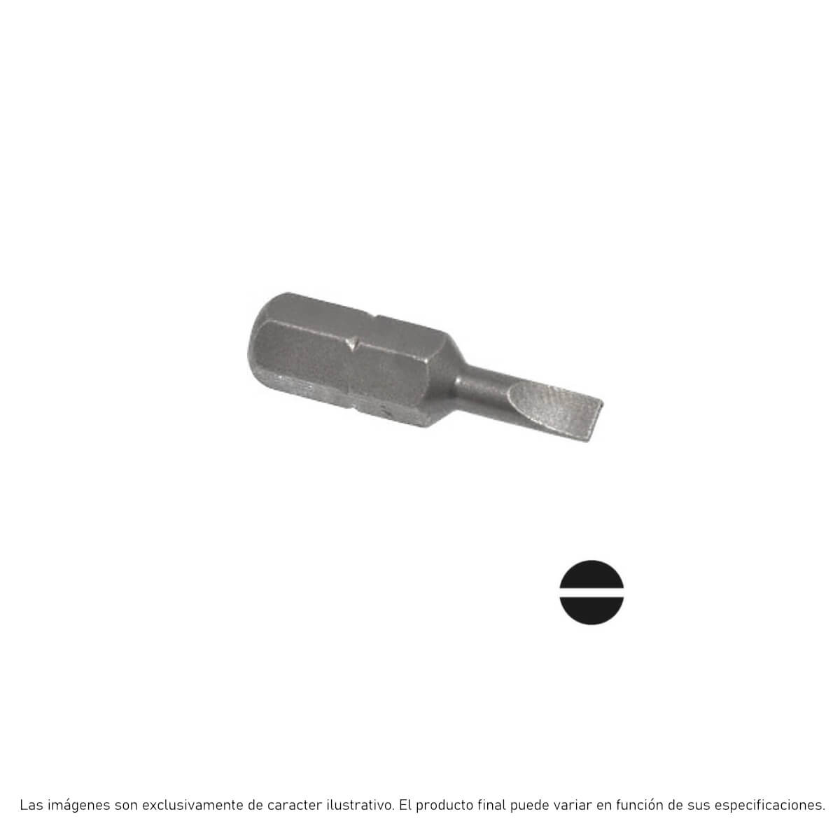 445-10X - Apex - Punta Plana - Plano 4F/5R - Plano Hex 1/4" - Inserto Hexagonal 1/4"