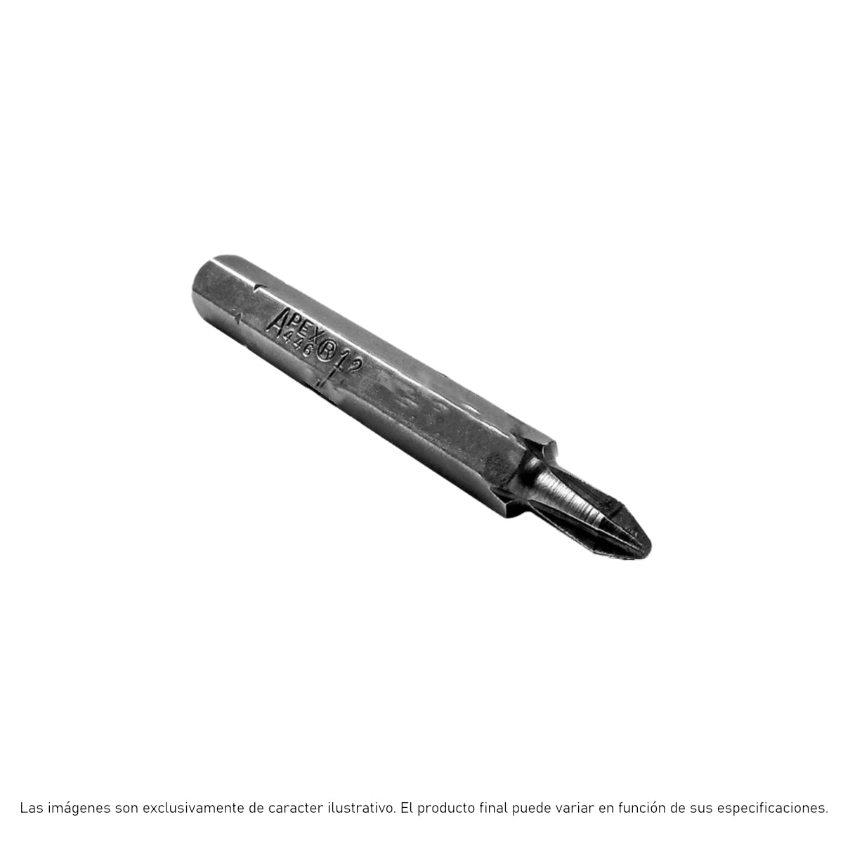 446-12X - Apex - Punta Phillips #1 - Hex 1/4" - Inserto - Acceso limitado