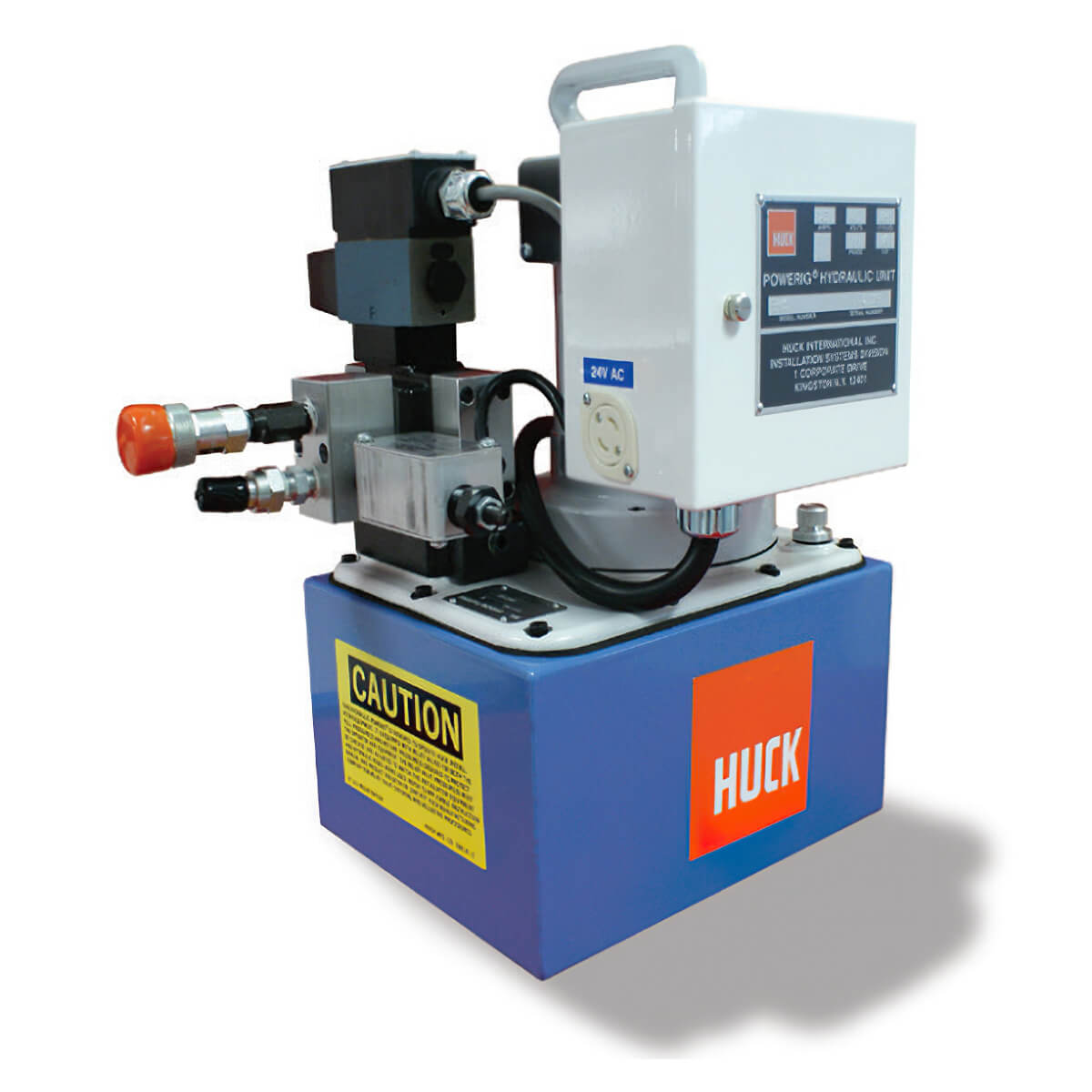 940-220 - Huck - Unidad de potencia hidráulica Powerig® - 8,500 psi - 220 V AC, una fase - Un puerto