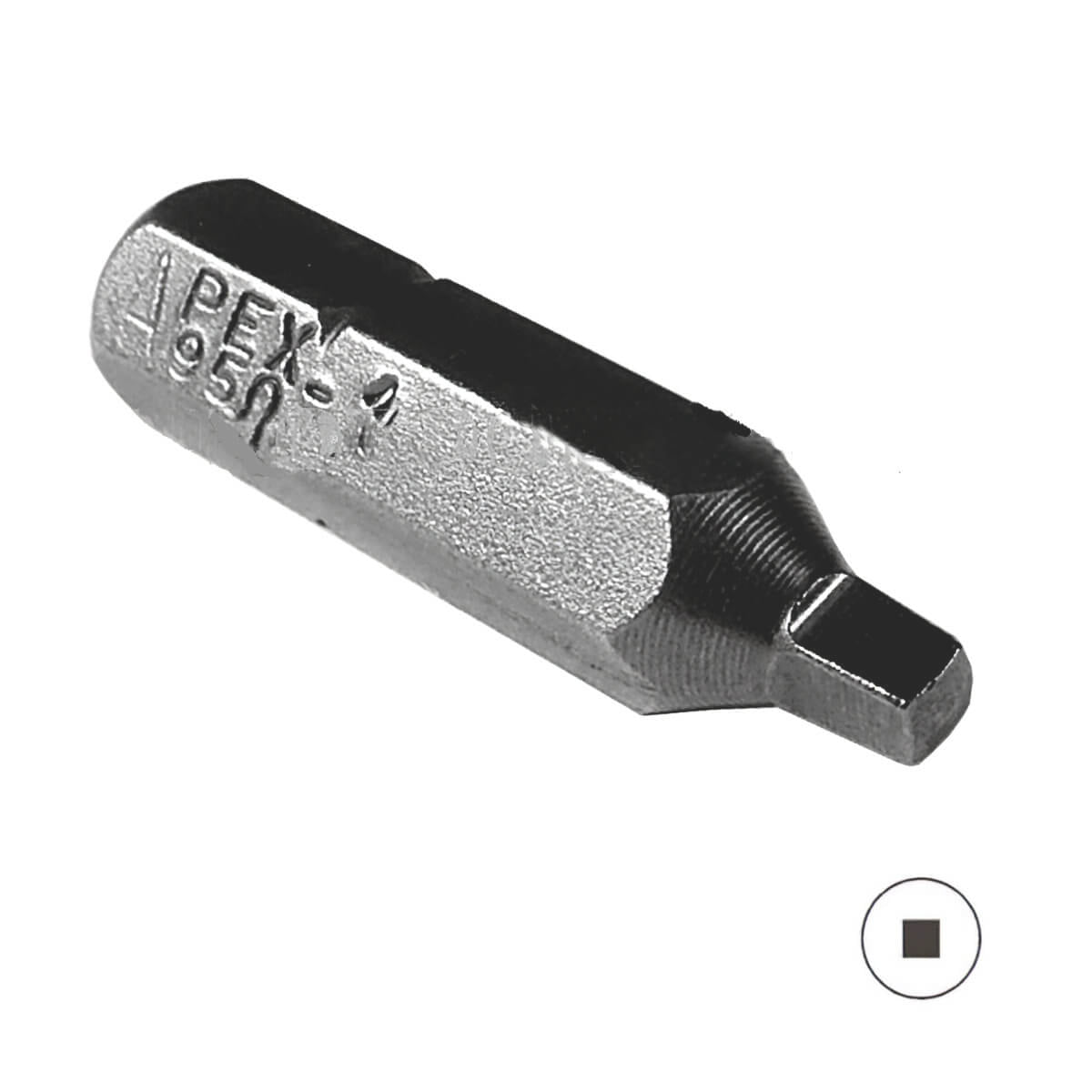 950-1 - Apex - Punta Cuadrada #1 - Cuadro hexagonal 1/4" - Inserto Hex 1/4"