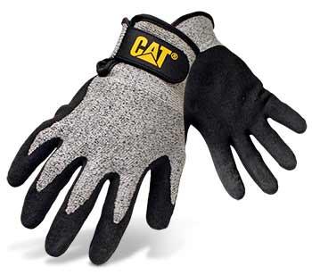 CAT018000M - CAT - Guantes de látex poliuretano resistente a cortes nivel 3 - Talla: M/8/M