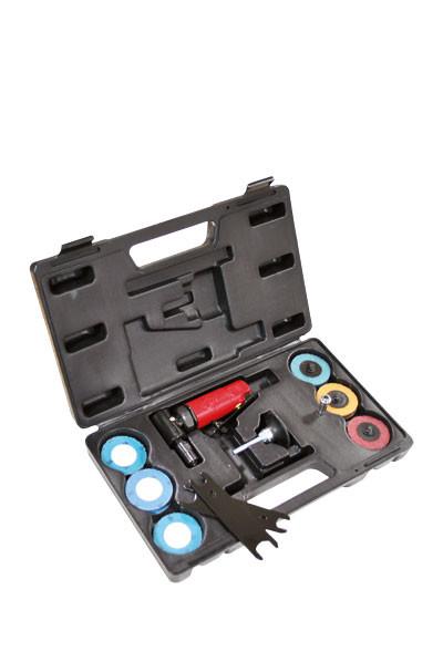 CP875K - Chicago Pneumatic - Mini amoladora angular - Pinza 1/4" - Kit