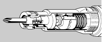 CP-2612 - Chicago Pneumatic - Atornillador neumático ratchet - Hex 1/4" - 1.0-6.0Nm