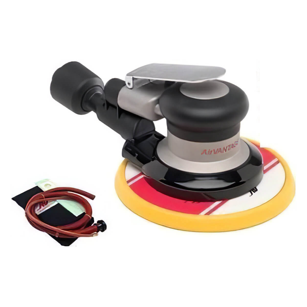 R63000 - Airvantage - Lijadora Orbital Neumática - Disco 6" - Órbita 3/16" - 12,000 RPM - Auto aspiración con bolsa y manguera para recolección de polvo