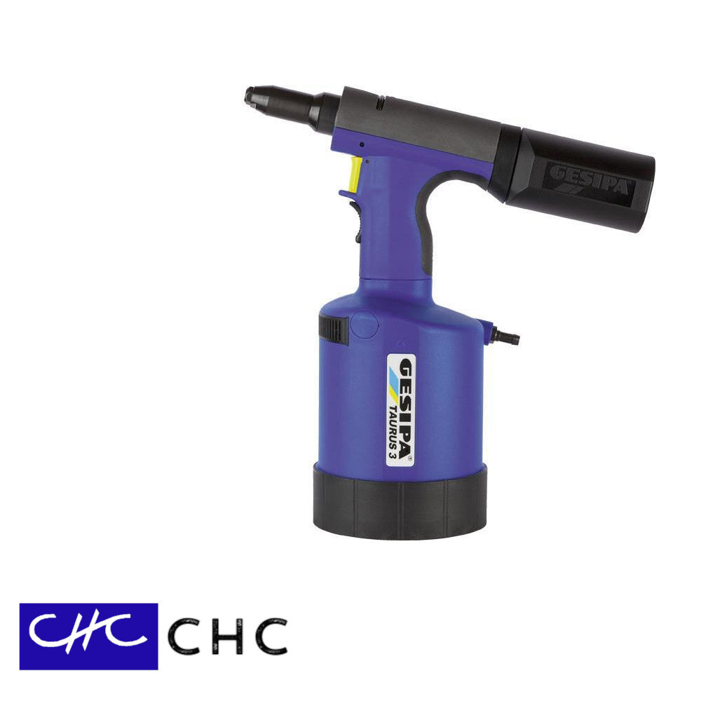 1457871 - Gesipa - Taurus 3 Remachadora "pop" oleoneumática - Máx Ø 6.4 mm (1/4") - Carrera 25 mm - Tracción 18kN