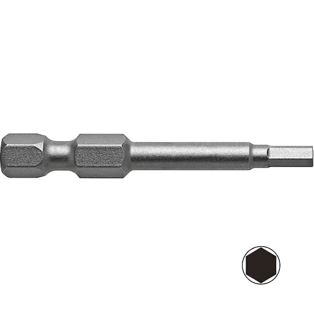 54-A-2X - Apex - Punta Power Drive Allen 1/8" - Allen Hex 1/4"