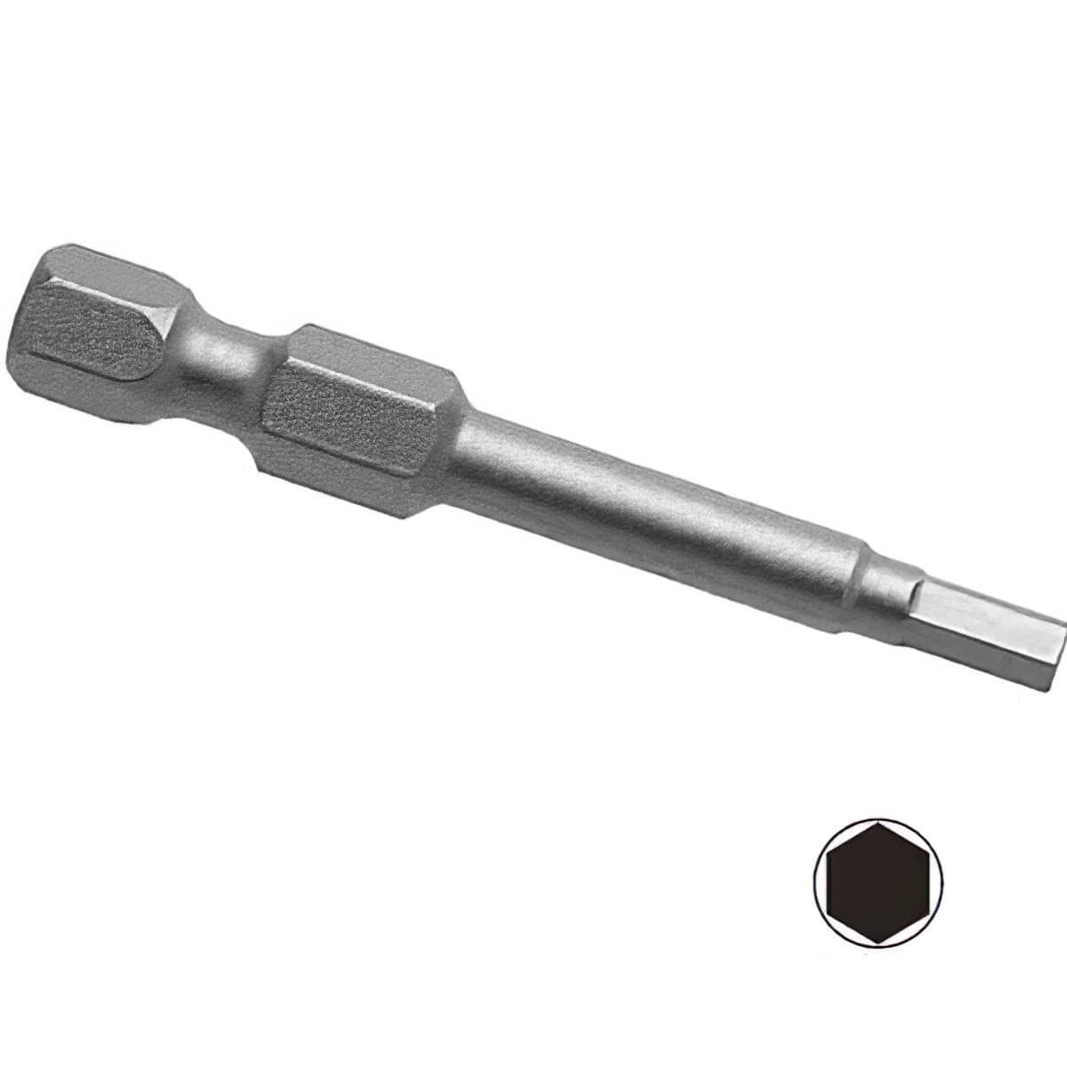 AM-06-4 - Apex - Punta Power Drive Allen 3/16" - Allen Hexagonal 1/4"
