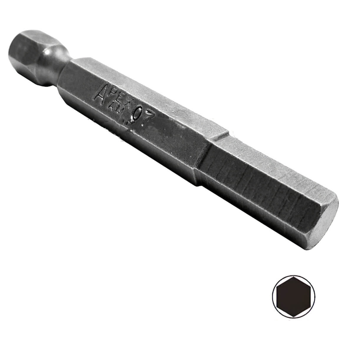 AM-07 - Apex - Punta Power Drive Allen 7/32" - Allen Hex 1/4"