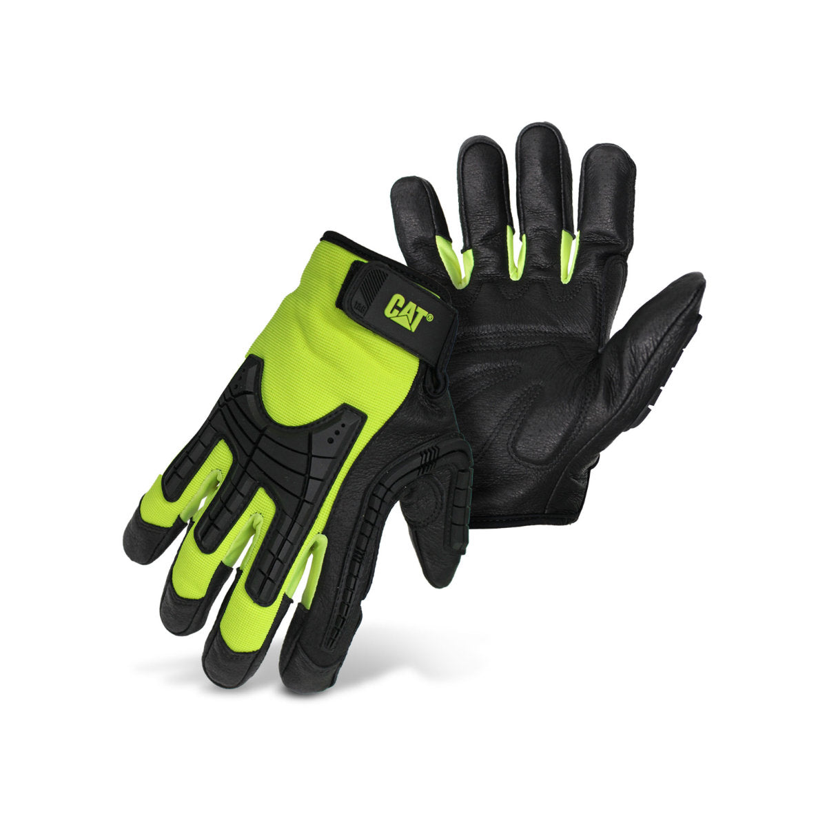 CAT012220M - CAT - Guantes de piel de cerdo para uso de impacto - Talla: M/8/M