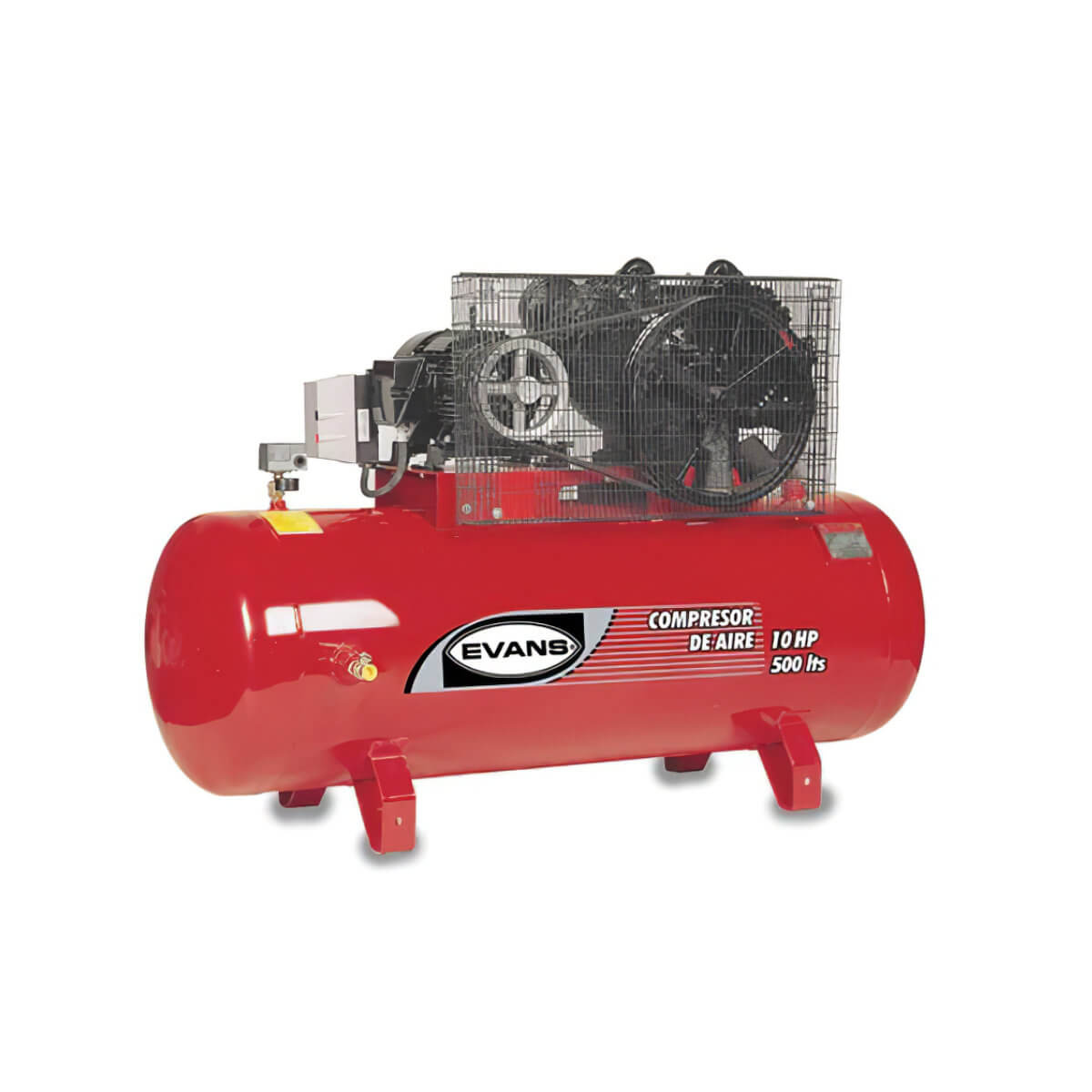 E460ME1000-500 - Evans - Compresor de pistón - 10 HP - 175 PSIG Máx - Tanque 500 litros