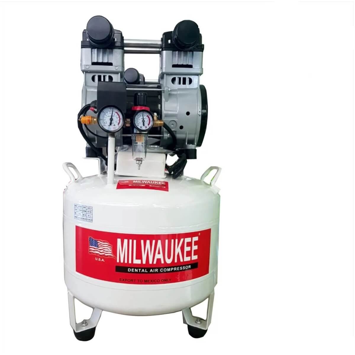 OL2550V - Milwaukee - Compresor de aire reciprocante libre de aceite - 2 HP - 115 PSI
