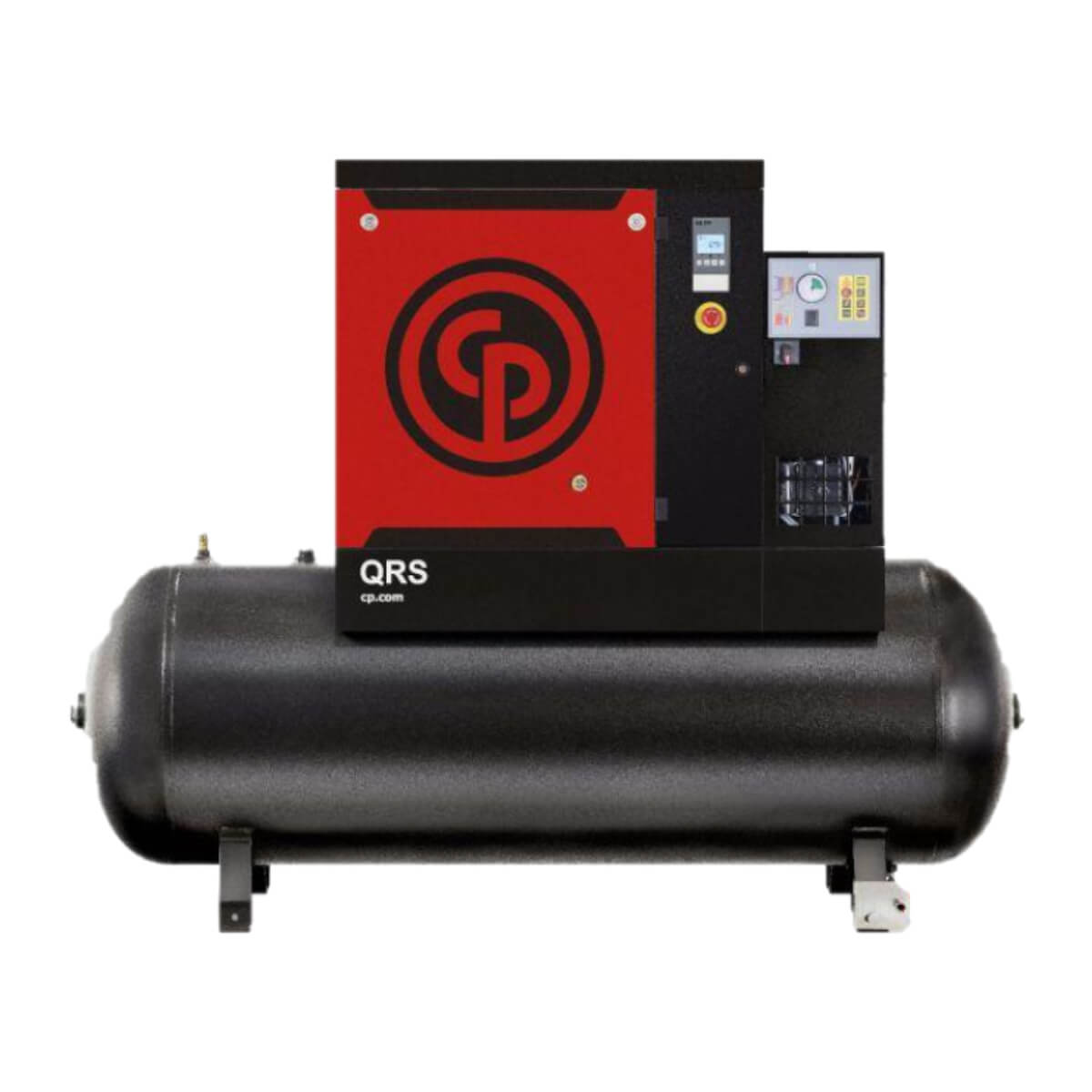 QRS-15HP-D-TM125 - 4152023182 - Chicago Pneumatic - Compresor de Aire de Tornillo Rotacional - 15 HP - 125 psig Máx - 208-230/460V-3F-60Hz - Tanque 132 gal - Con Secador