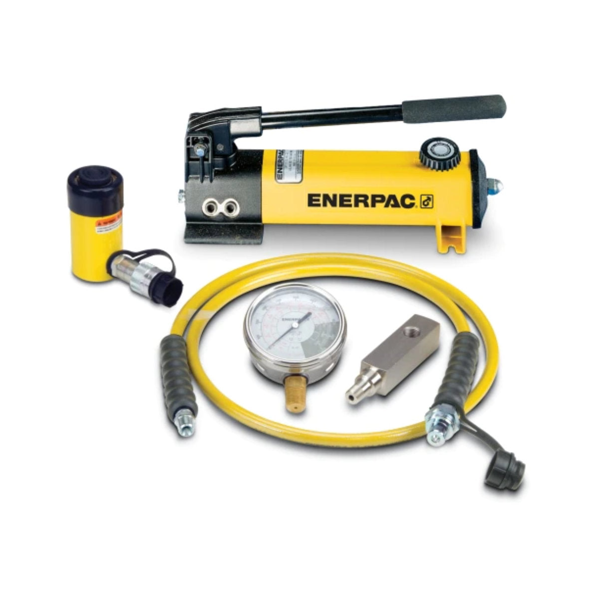 SCR55H - Enerpac - Cilindro hidráulico con bomba manual - Capacidad 5 Ton - Carrera 5 Pulg.