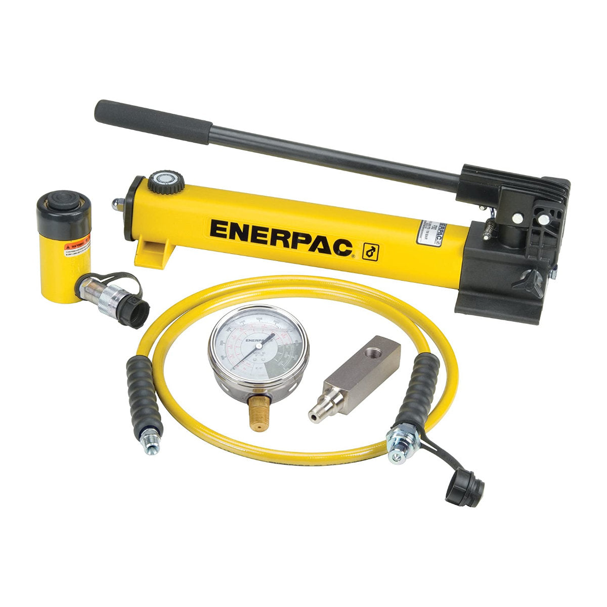 SCR106H - Enerpac -  Cilindro hidráulico con bomba manual - Conjunto 10 Ton - 6.13 pulg Carrera