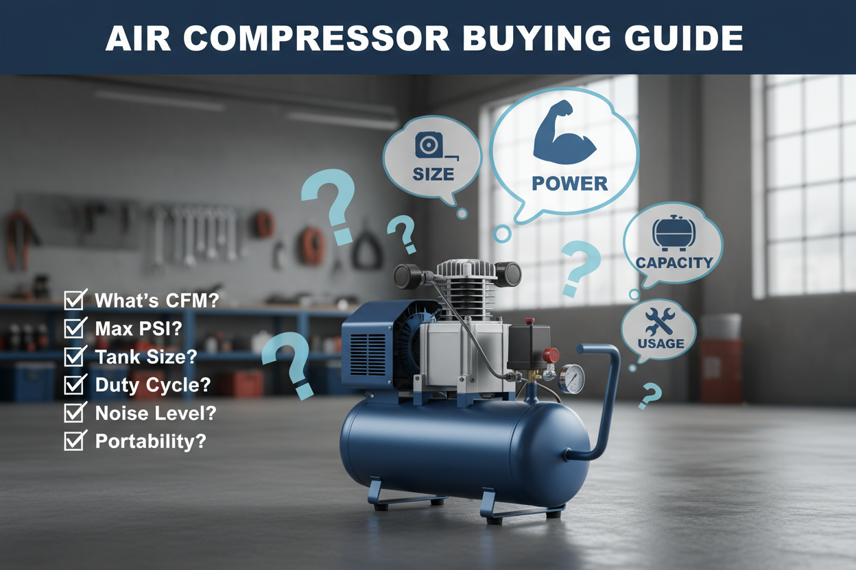 ¡10 preguntas que debes hacer antes de comprar un compresor!