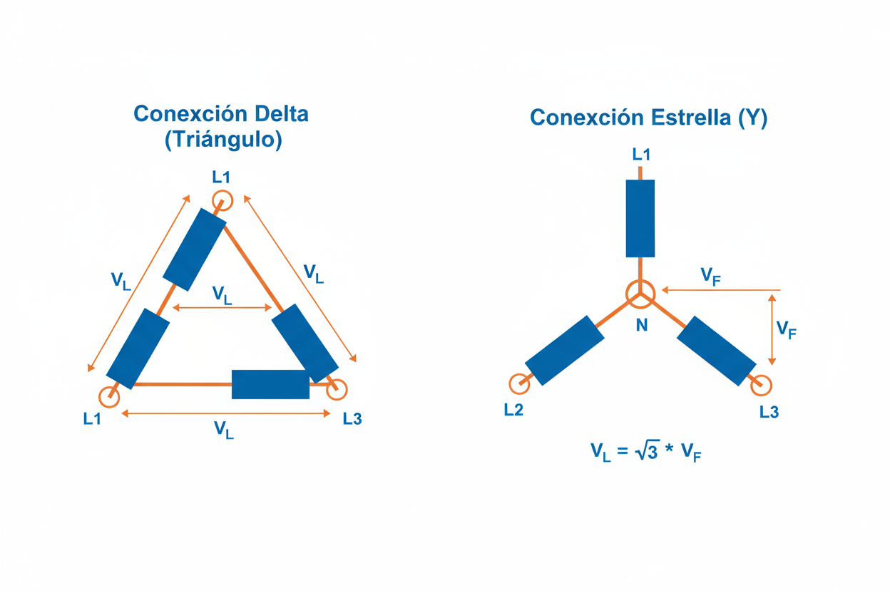 Diferencia entre Conexión Eléctrica Delta y Estrella: Ventajas y Desventajas