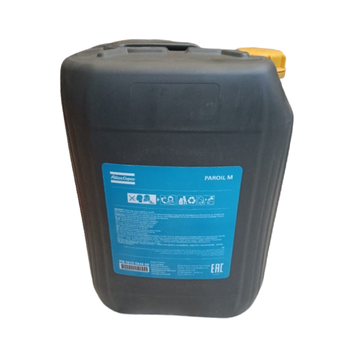 1615594800 - Atlas Copco - Aceite Mineral Para Compresor Portátil CP - PAROIL M 20L