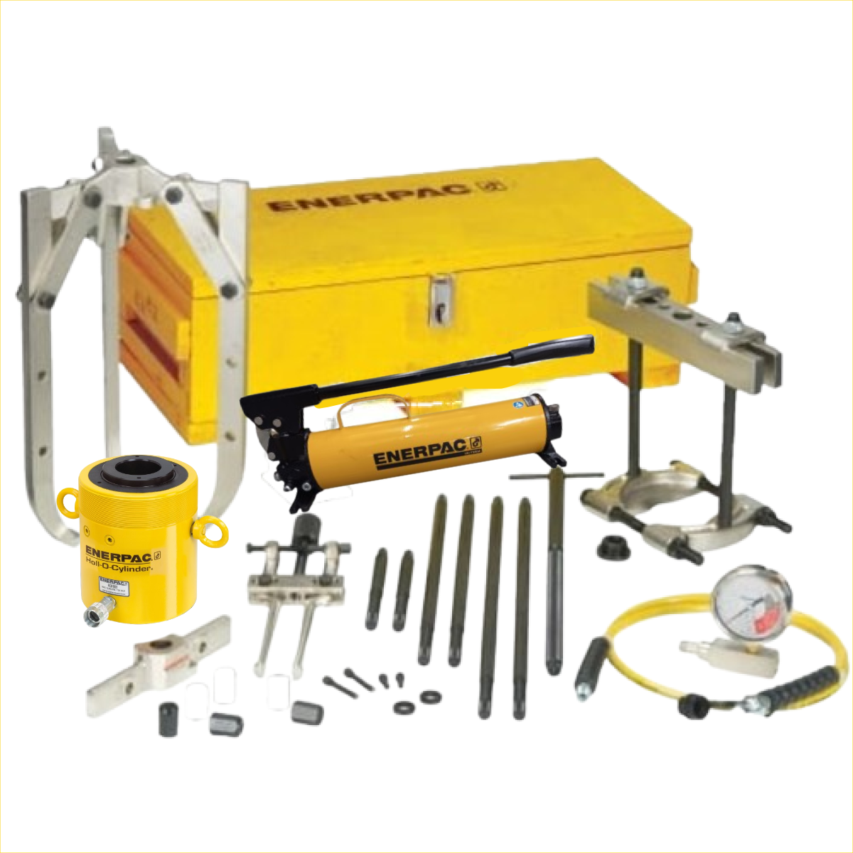 BHP5751G - ENERPAC - 50 Ton - Juego extractor maestro hidráulico con bomba manual
