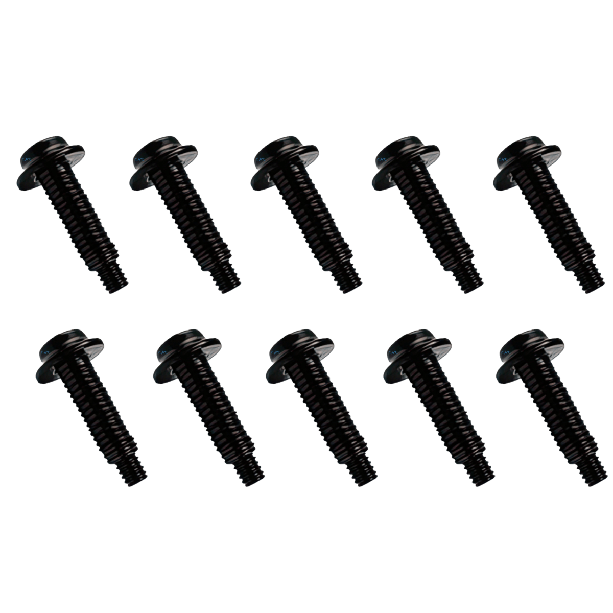 BT-DT24-28-10PACK - HUCK - Paquete - Perno BobTail 3/4 pulgada - Agarre de 1,750 - 2,120 pulgada - Cabeza de brida - acero grado 8 - Acabado al aceite