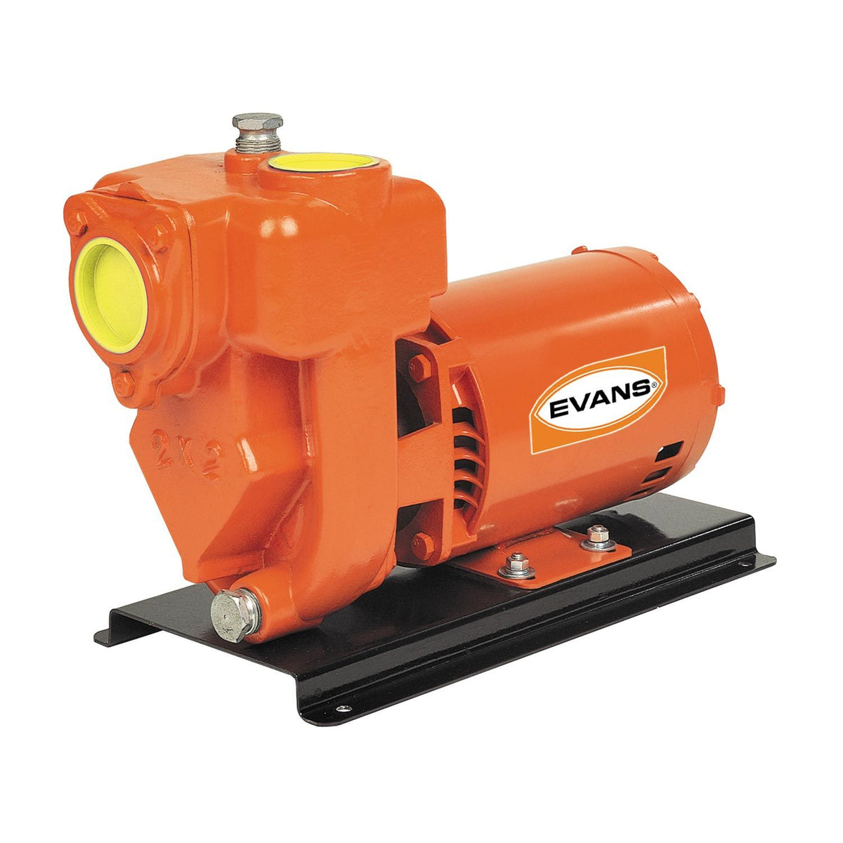 Bomba autocebante de superficie de 2 HP para irrigación, drenado de zanjas y transferencia de agua con pequeños sólidos en suspensión. Motor monofásico de 127/220 V, con succión y descarga de 2 pulg.