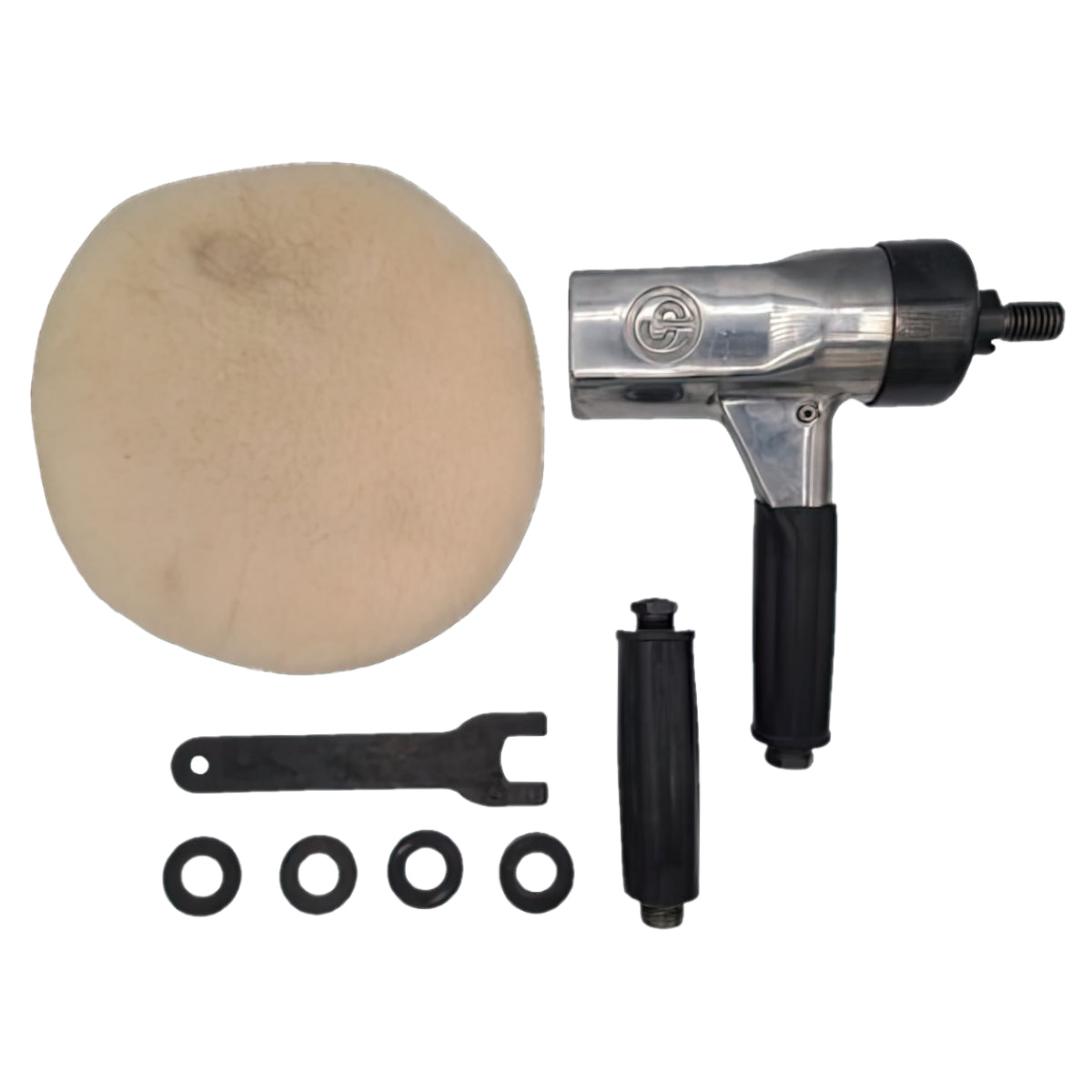 CP865P - Chicago Pneumatic - Pulidora Neumática Vertical - Respaldo de 8" - 2500 rpm