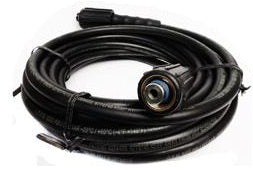 Manguera de alta presión Evans 40080303 de 8 metros, enrollada con conexiones en sus extremos