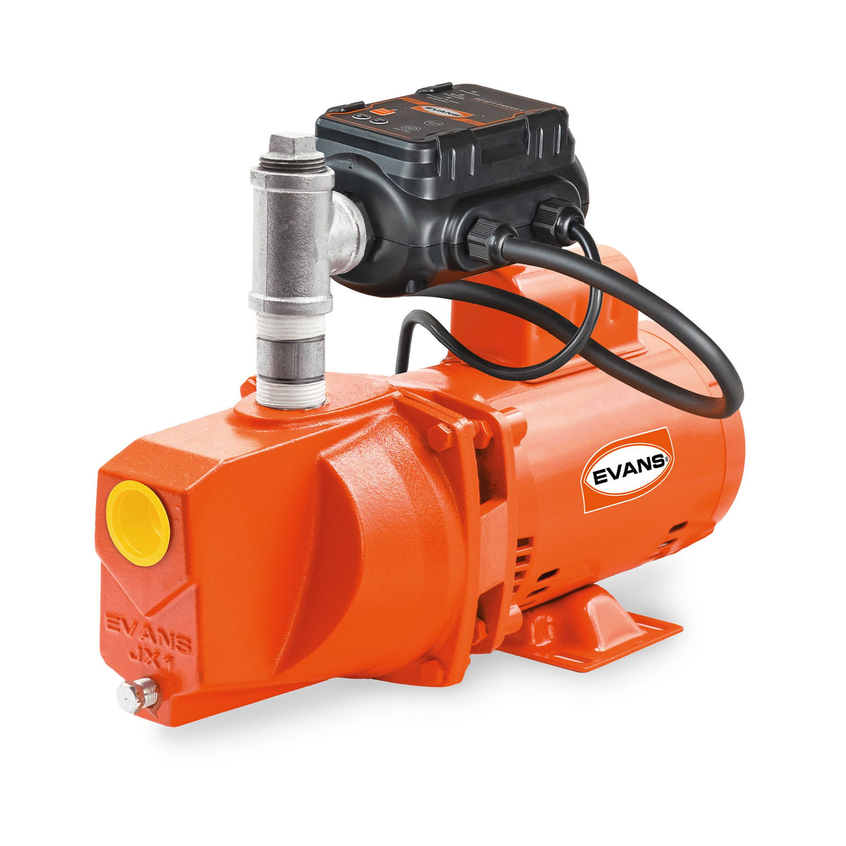 Sistema de presurización para agua limpia con bomba Jet JX1ME050 de ½ HP y controlador CONTROL-PRESS. Alimentación publicada de 127 V monofásica y conexiones de succión y descarga de 1 pulg.