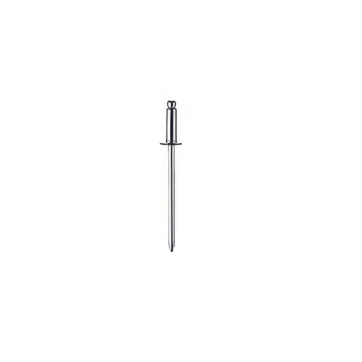 MA-50117-CTN - Marson - Caja SB4-4 Klik-Fast Remache de extremo abierto - cabeza de cúpula  - 1/8 pulgadas - Agarre .188-.250 -  cuerpo de acero, mandril de acero - 10,000 pz