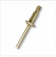 MBCP-R8-M5 - HUCK - Magna-Bulb - Remache ciego estructural versión estándar; 1/4 pulgada - 0,189 - 0,268 pulgada de agarre - Cabeza sobresaliente - Acero - Tinte de zinc dorado