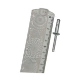 MGLP-R8-6-500PACK - Huck - Paquete - Remache MagnaLok 1/4" cabeza protruding, rango 0.080-0.375, acero al carbón zincado
