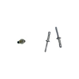 MGLP-R8-6-500PACK - Huck - Paquete - Remache MagnaLok 1/4" cabeza protruding, rango 0.080-0.375, acero al carbón zincado