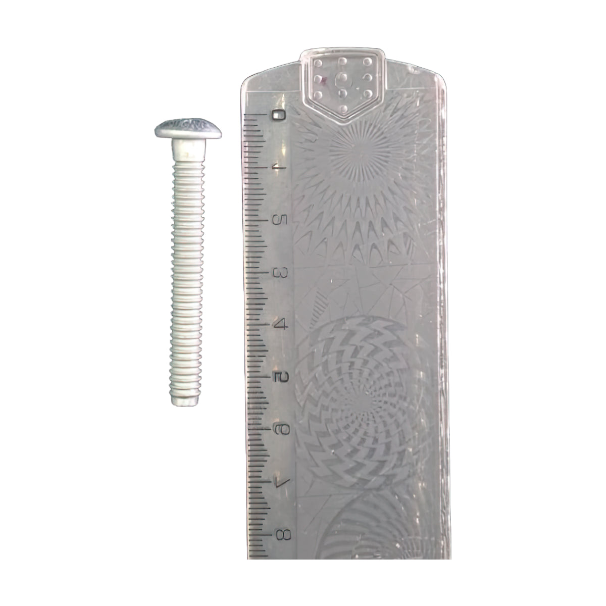MGPB-R8-10G-500PACK - Huck - Paquete - Perno MagnaGrip 1/4" cabeza button, rango 0.125-0.625, acero al carbón zincado