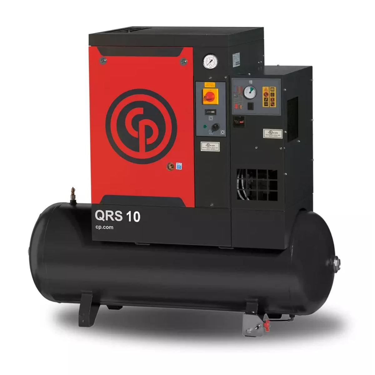 QRS-10HPD-TM125 - 4152023178 - Chicago Pneumatic - Compresor de Aire de Tornillo Rotacional - 10 HP - 125 psig Máx - 208-230/460V-3F-60Hz - Tanque 132 gal - Con secador