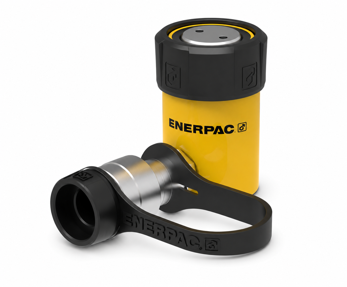 RC101 - ENERPAC - Cilindro hidráulico de émbolo sólido simple acción - 10 TON, carrera 1 in