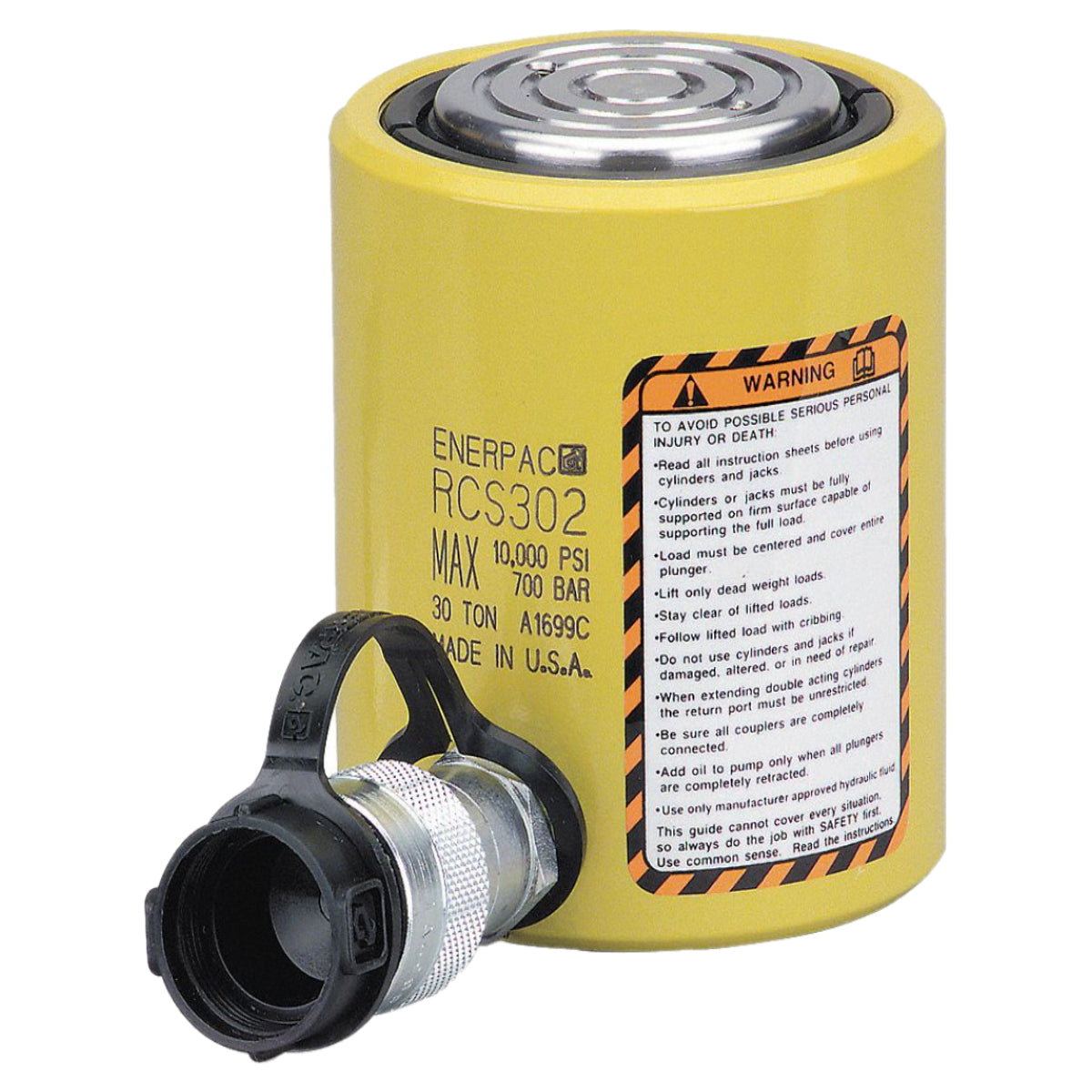 SCL302TB - Enerpac- Conjunto hidraulico de 30 Ton - Cilindro hidráulico de baja altura -  2.44 pulg Carrera
