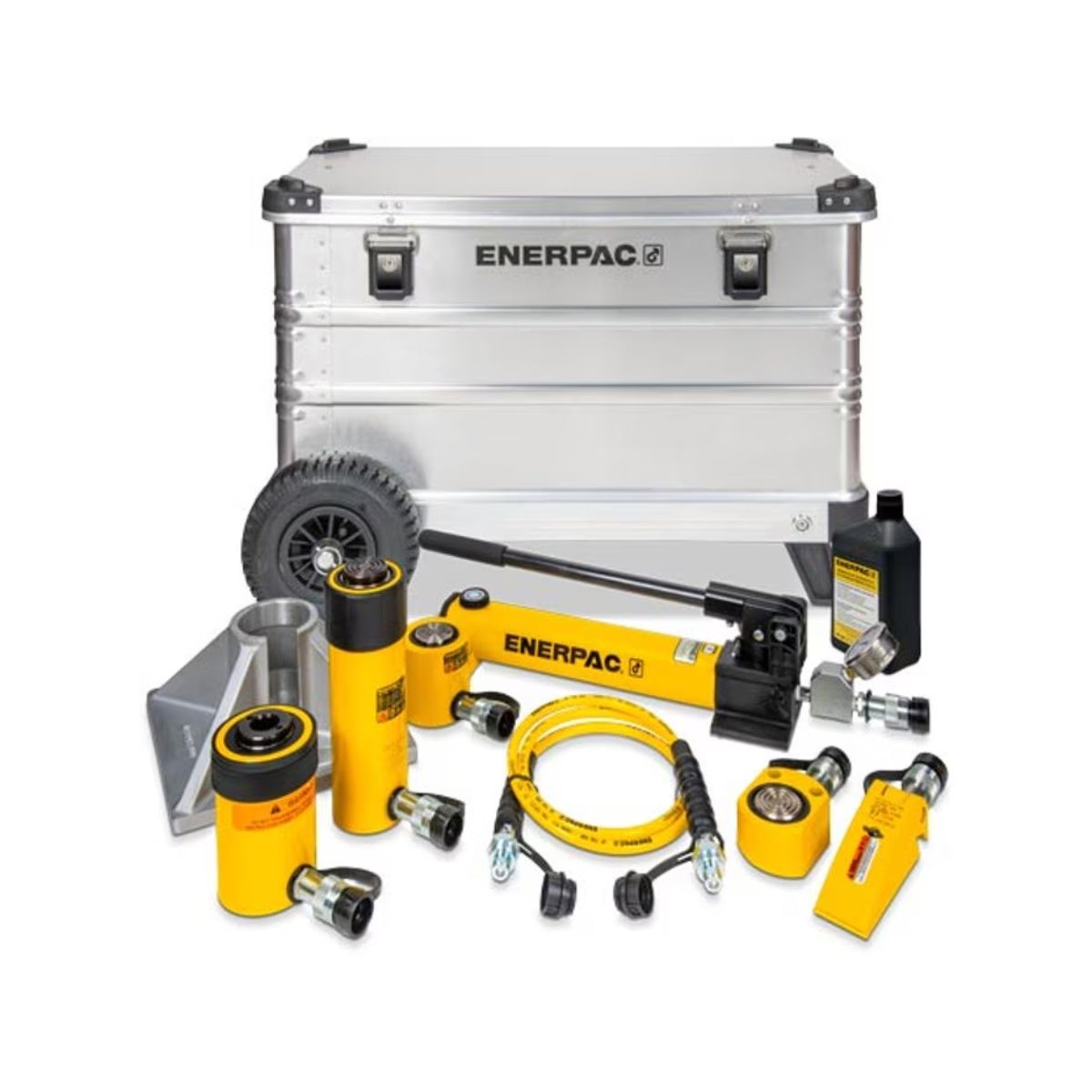 SC20HTBW - Enerpac - Caja de herramientas con ruedas - 20 Ton - Con Cuatro cilindros hidráulicos y bomba manual