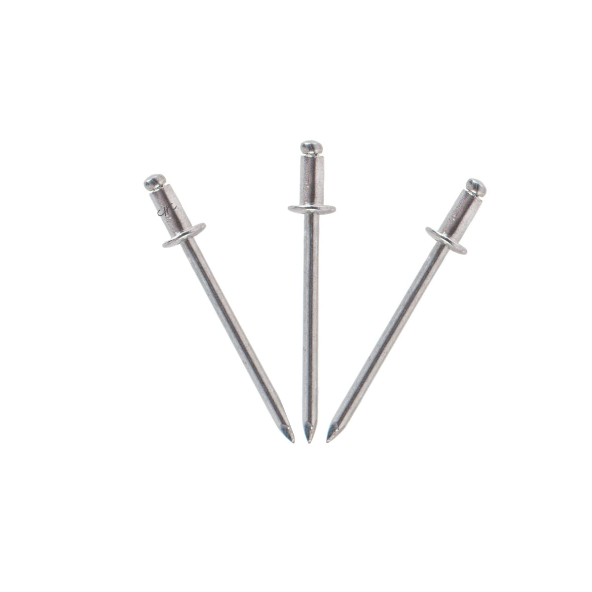 MA-50117-CTN - Marson - Caja SB4-4 Klik-Fast Remache de extremo abierto - cabeza de cúpula  - 1/8 pulgadas - Agarre .188-.250 -  cuerpo de acero, mandril de acero - 10,000 pz
