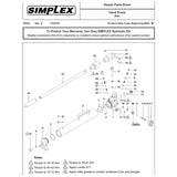 DD6045178 - Simplex - Kit De Manija De Liberación P41, P42 Y P82