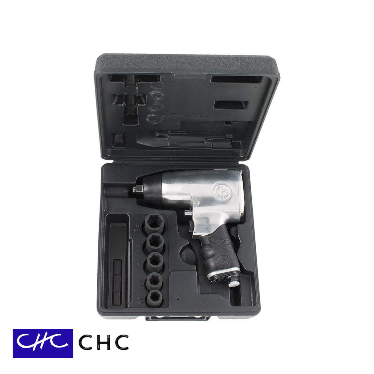 CP-734H-K - Chicago Pneumatic - Cuadro 1/2" - Llave de impacto con kit