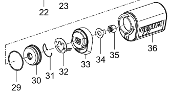 Refacciones para remachadoras hidroneumáticas - Gesipa - Colector de espigas