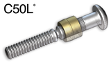 C50LR-BR20-12 - Huck - Perno C50L 5/8" cabeza redonda, rango 0.750"-1.000", acero al carbón