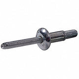 HKLP-R8-6 - Huck - Remache HuckLok 1/4" cabeza protruding, rango 0.100-0.375, acero al carbón zincado