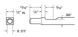CP7120 - Chicago Pneumatic - 2 en 1 - Martillo cincelador + martillo de agujas neumático - 5.3 Joules