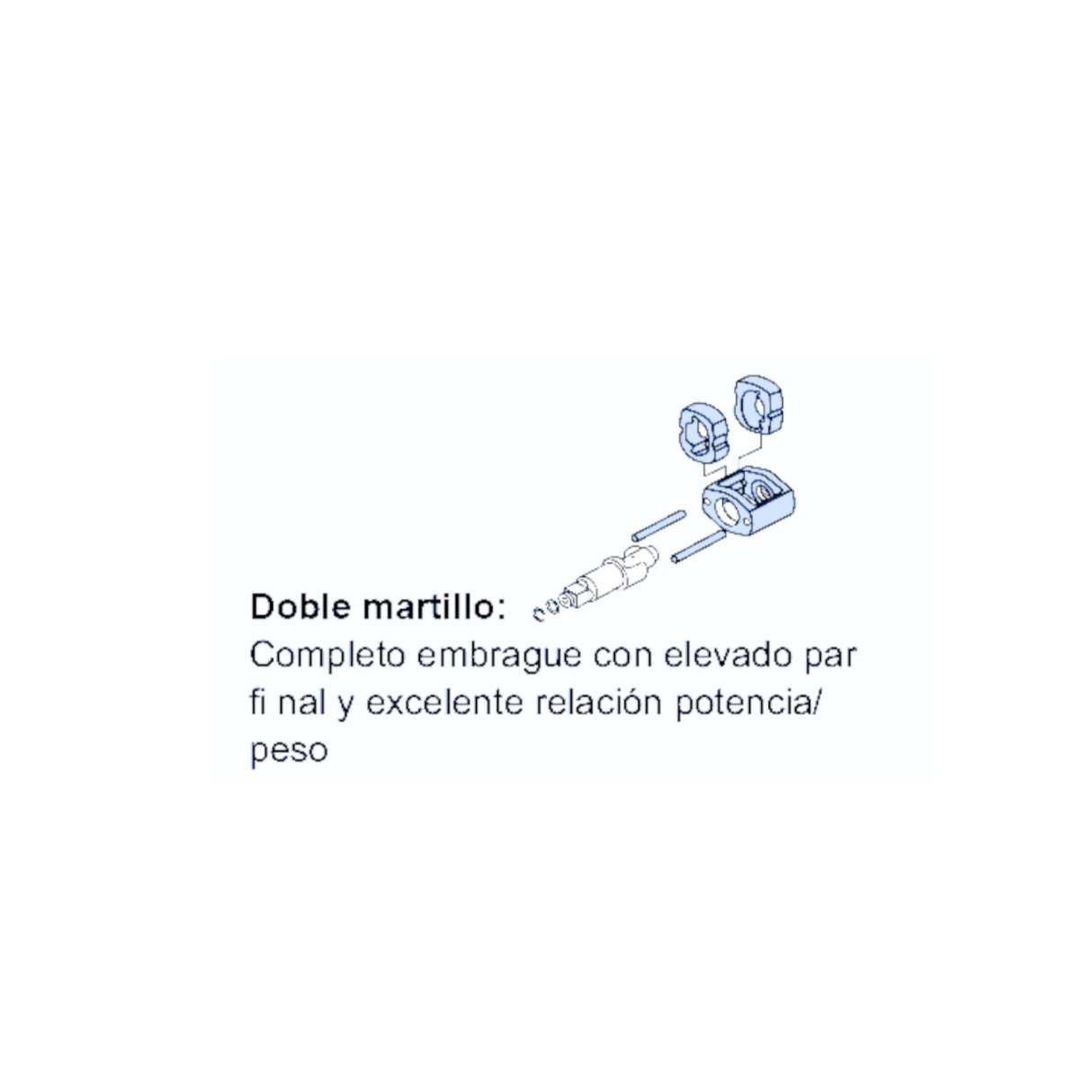 CP7748 - Chicago Pneumatic - Llave de impacto neumática Sq 1/2"