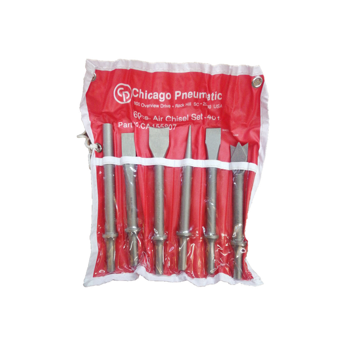 CA155807 - Chicago Pneumatic - Kit de cinceles 6 piezas