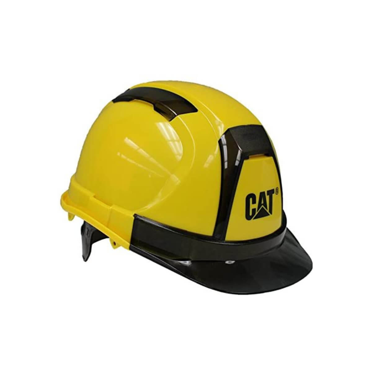 CAT019666 - CAT - Casco amarillo ventilado - Aprobado por ANSI Certificado CE