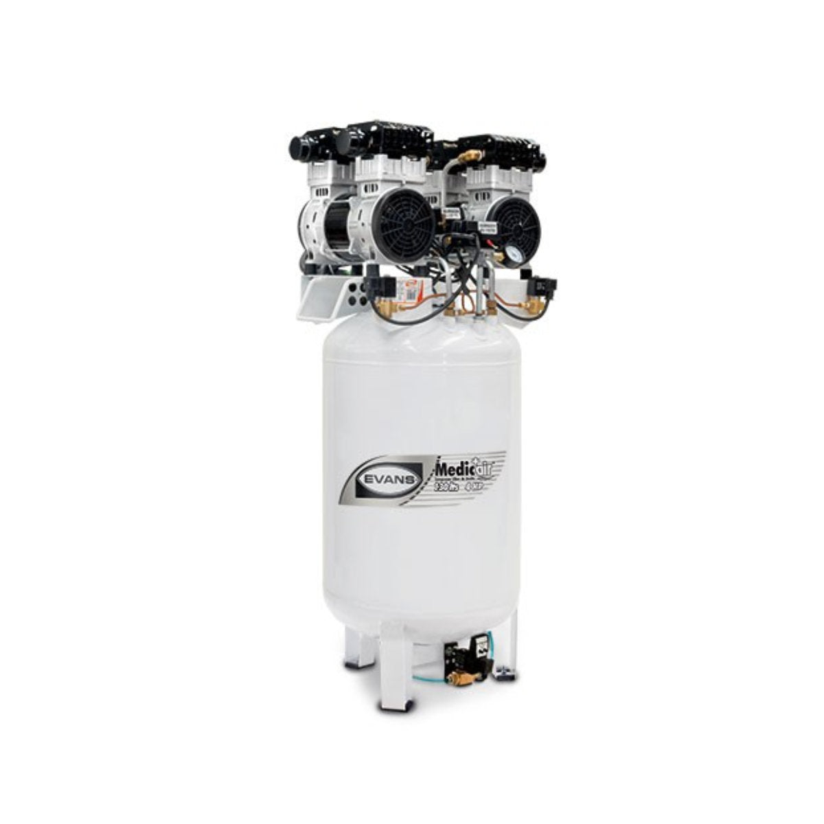 EL200E400-130MV - Evans - Compresor de aire MedicAir - 4 HP - 1 etapa