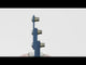 MGCW-R8U - Huck - Collar MagnaGrip 1/4" ceja ancha, acero al carbón zincado dorado