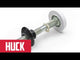 HLPMG-R12-15PL - Huck - Perno Hucktainer 3/8" cabeza media encap. Gris, rango estándar 0.875-1.000", acero al carbón zincado